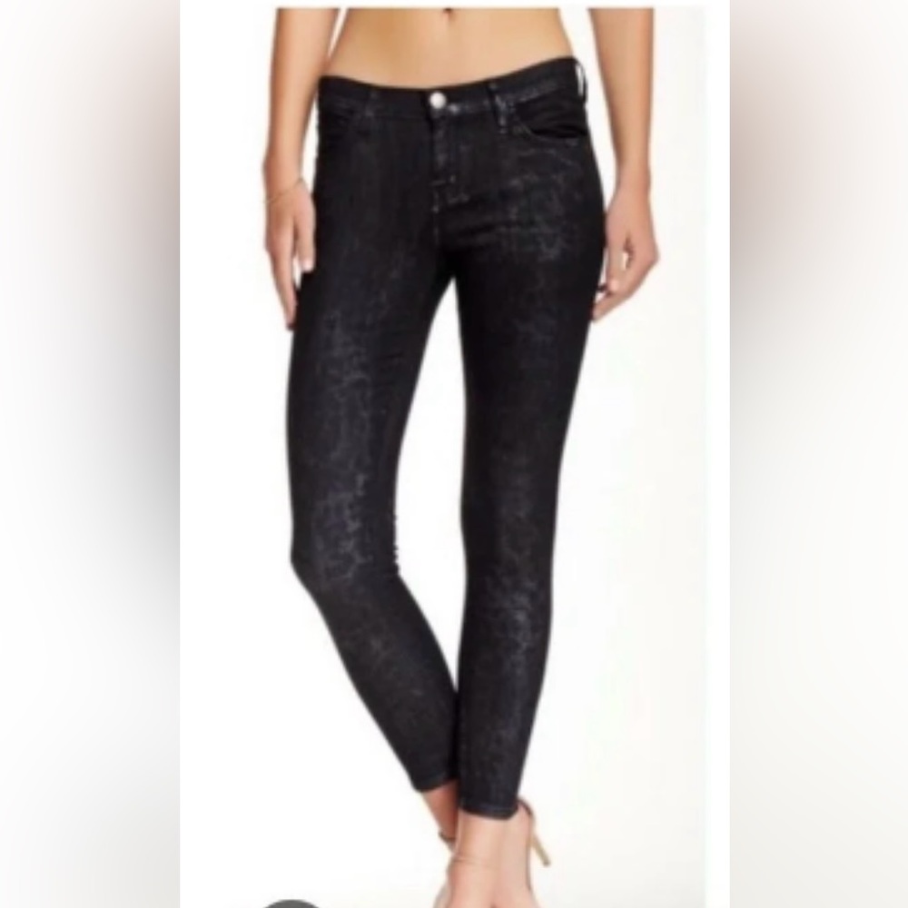 Mint Condition Current Elliot the Stiletto Leopard Skinny, in black, 31, $60